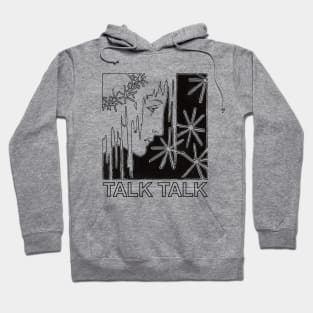 Talk Talk  • • •  Retro Style Aesthetic Design Hoodie